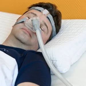 Sleep apnea illustration